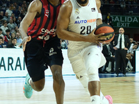 Guerschon Yabusele  of Real Madrid during the 2022/2023 ACB League match between Real Madrid and Cazoo Baskonia Vitoria Gasteiz at Wizink Ce...