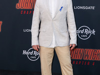 Actor George Georgiou arrives at the Los Angeles Premiere Of Lionsgate's 'John Wick: Chapter 4' held at the TCL Chinese Theatre IMAX on Marc...