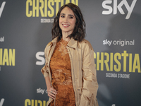 Silvia D'Amico attends the photocall for the tv show ''Christian 2'' at Cinema Barberini on March 20, 2023 in Rome, Italy (