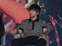 March 20, 2023, Mexico City, Mexico: British Singer Louis Tomlinson,  gesticulates during a press conference to promote his  the 'All Of Tho...