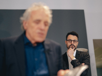 ROME, ITALY - MARCH 21: Poet Gabriele Tinti attends the ''Abel Ferrara reads Gabriele Tinti Poems'' at Museo Nazionale Romano on March 21, 2...