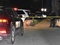 Shooting in Baltimore, Maryland, United States on April 26, 2023. Baltimore Police responded to a report of a shooting on Ramsay Street, Wed...