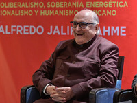 April 27, 2023 Toluca , Mexico : Alfredo Jalife-Rahme, writer and geopolitical analyst, speaks during his participation as a speaker at the...