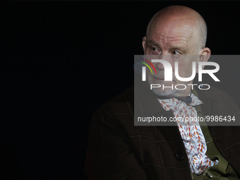 John Malkovich during the opening ceremony of the Off Camera Festival in Krakow, Poland on April 28, 2023. (