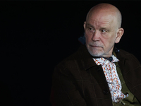 John Malkovich during the opening ceremony of the Off Camera Festival in Krakow, Poland on April 28, 2023. (