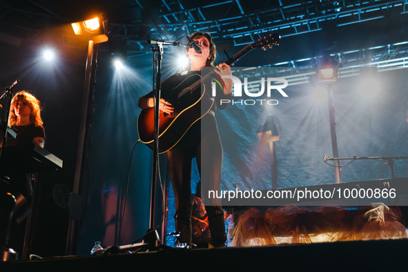 Birdy performs live at Fabrique on April 20, 2023 in Milan, Italy 