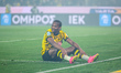 7 LEVI GARCIA of AEK FC during the Greek Super League, playoff match between AEK FC and Ol...