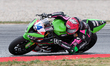 Lucas Mahias from France of Kawasaki Puccetti Racing with Kawasaki ZX-6R during the 2023 W...