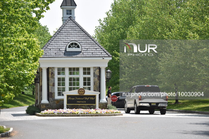 Former President Of The United States Donald J. Trump At Trump National Golf Club Bedminster In New Jersey