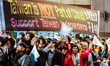 Banner Message "Taiwan is not a Part of China" , in Taipei on January 16, 2016.
