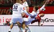 Gdansk, Poland 18th, January 2016 Szblocs Zubai during the D group match of the EHF Europ...