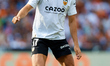 Nico Gonzalez of Valencia CF in action during the LaLiga Santander match between Valencia...