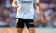 Nico Gonzalez of Valencia CF in action during the LaLiga Santander match between Valencia...