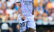 Vinicius Junior of Real Madrid CF looks on during the LaLiga Santander match between Valen...