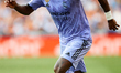 Vinicius Junior of Real Madrid CF in action during the LaLiga Santander match between Vale...