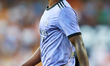 Vinicius Junior of Real Madrid CF looks on during the LaLiga Santander match between Valen...