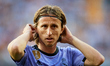 Luka Modric of Real Madrid CF looks on during the LaLiga Santander match between Valencia...