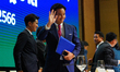 Move Forward Party leader and prime ministerial candidate Pita Limjaroenrat during the pre...