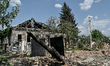 ZAPORIZHZHIA REGION, UKRAINE - MAY 18, 2023 - Aftermath of shelling of the frontline Hulya...