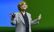 President of Google Cloud Go to Market, Adaire Fox-Martin speaks during the launching even...