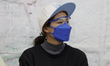 Inhabitants of San Nicolas de Los Ranchos, Puebla, gather after ash fall was registered du...