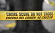 Crime scene do not cross tape at the crime scene. Two people shot in a multiple shooting i...