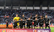 Players of Universitatea Cluj during the finals of Cupa Romaniei, disputed between FC Univ...
