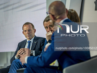 Anthony Abbott, former Prime Minister of Australia, attends the 15th Kyiv Security Forum. The forum is a annual platform for high-level disc...