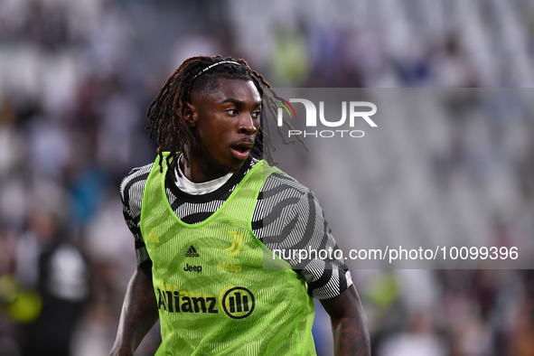 Moise Kean (Juventus) during the Serie A Football match between Juventus FC and AC Milan at Allianz Stadium, on 28 May 2023 in Turin, Italy 