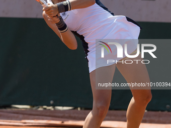 Anett Kontaveit during Roland Garros 2023 in Paris, France on May 29,  2023. (