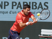 Novak Djokovic during Roland Garros 2023 in Paris, France on May 29,  2023. (