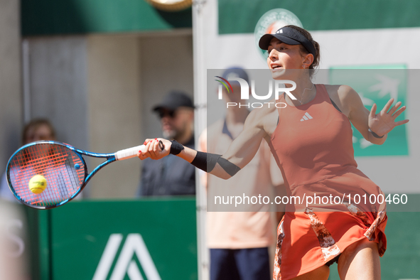 Elina Avanesyan during Roland Garros 2023 in Paris, France on May 29,  2023. 