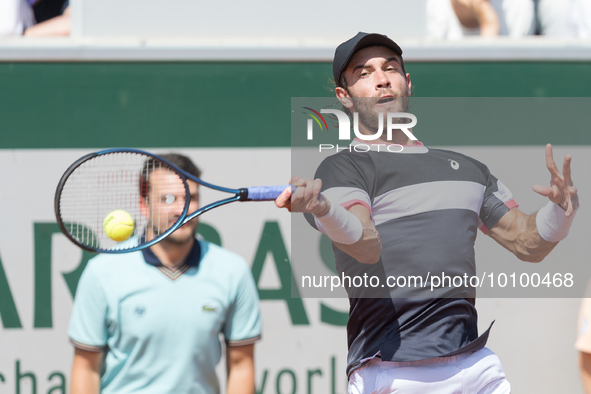 Borna Coric during Roland Garros 2023 in Paris, France on May 29,  2023. 