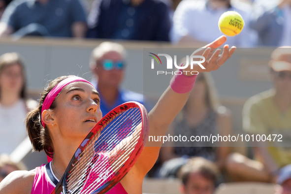Caroline Garcia during Roland Garros 2023 in Paris, France on May 29,  2023. 