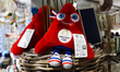 Paris 2024 Olympics mascotts The Phryges are seen in a store in Nice, France on May 29, 20...