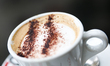 A cup of Cappucino coffee is seen on a cafe table in this illustration photo taken in Nice...