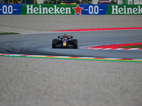 Max Verstappen of Red Bull Racing Honda drive his single-seater during free practice of Spanish GP, 7th round of FIA Formula 1 World Champio...