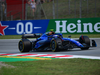 Logan Sergeant of Williams Racing drive his single-seater during free practice of Spanish GP, 7th round of FIA Formula 1 World Championship...