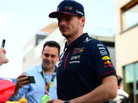 Max Verstappen of Red Bull Racing Honda arrived into the circuit during free practice of Spanish GP, 8th round of FIA Formula 1 World Champi...