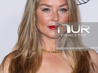 German-American television and film actress Elisabeth Rohm (Elisabeth Röhm) arrives at the 30th Annual Race To Erase MS Gala held at the Fai...