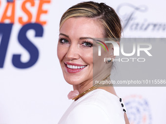 American actress Katie Cassidy arrives at the 30th Annual Race To Erase MS Gala held at the Fairmont Century Plaza on June 2, 2023 in Centur...