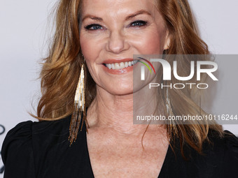 American actress Marg Helgenberger arrives at the 30th Annual Race To Erase MS Gala held at the Fairmont Century Plaza on June 2, 2023 in Ce...