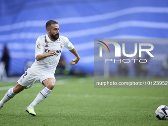 Daniel Carvajal of Real Madrid Cf during a match between Real Madrid v Athletic Club as part of LaLiga in Madrid, Spain, on June 4, 2023. (