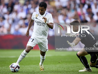 Rodrygo Goes of Real Madrid Cf during a match between Real Madrid v Athletic Club as part of LaLiga in Madrid, Spain, on June 4, 2023. (