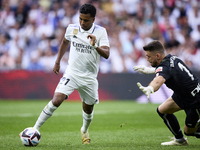 Rodrygo Goes of Real Madrid Cf during a match between Real Madrid v Athletic Club as part of LaLiga in Madrid, Spain, on June 4, 2023. (