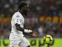 M'Bala Nzola of A.C. Speziaduring the 38th day of the Serie A Championship between A.S. Roma vs A.C. Spezia on June 4, 2023 at the Stadio Ol...