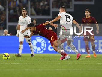 Paulo Dybala of A.S. Roma during the 38th day of the Serie A Championship between A.S. Roma vs A.C. Spezia on June 4, 2023 at the Stadio Oli...