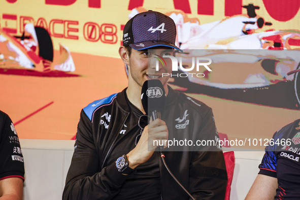 Esteban Ocon of France, BWT Alpine F1 Team, portrait during the Formula 1 AWS Spanish Grand Prix FIA Formula One World Championship from 1st...