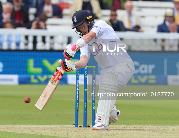 England's Ollie Pope (Surrey) during Test Match Series Day Two of 4 match between England against Ireland at Lord's Cricket Ground  Ground,...