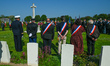 CHOUIN, FRANCE - JUNE 07, 2023:   Locals honor fallen soldiers  during the 79th Anniversa...